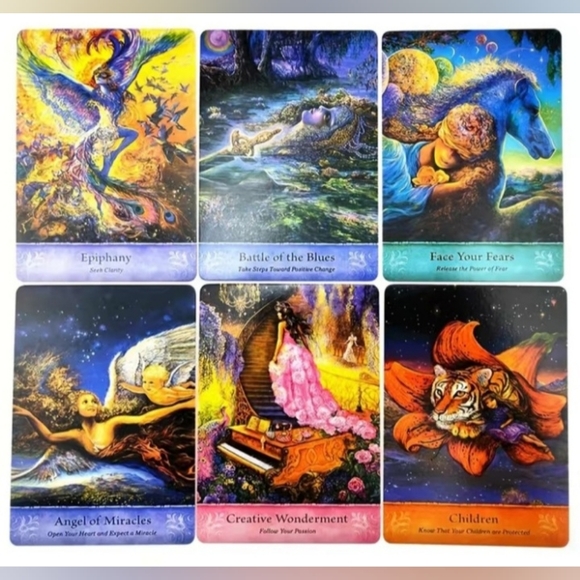 FREE CRYSTALS!! + NEW Mystical Wisdom Card Deck by Gaye Guthrie & Josephine Wall - Picture 4 of 9